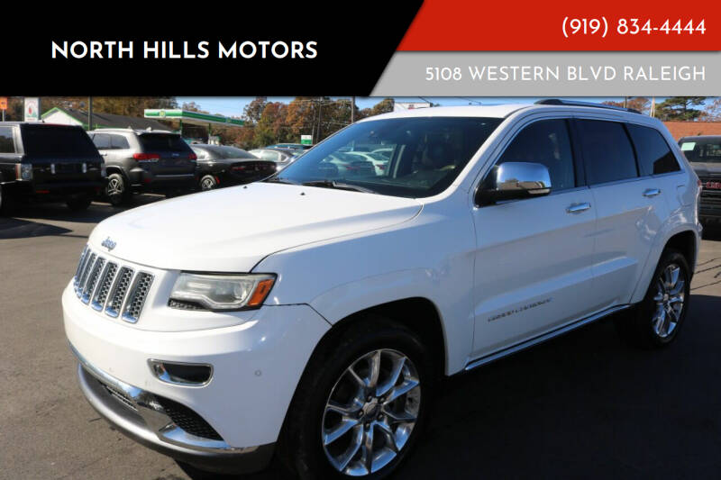 2014 Jeep Grand Cherokee for sale at NORTH HILLS MOTORS in Raleigh NC