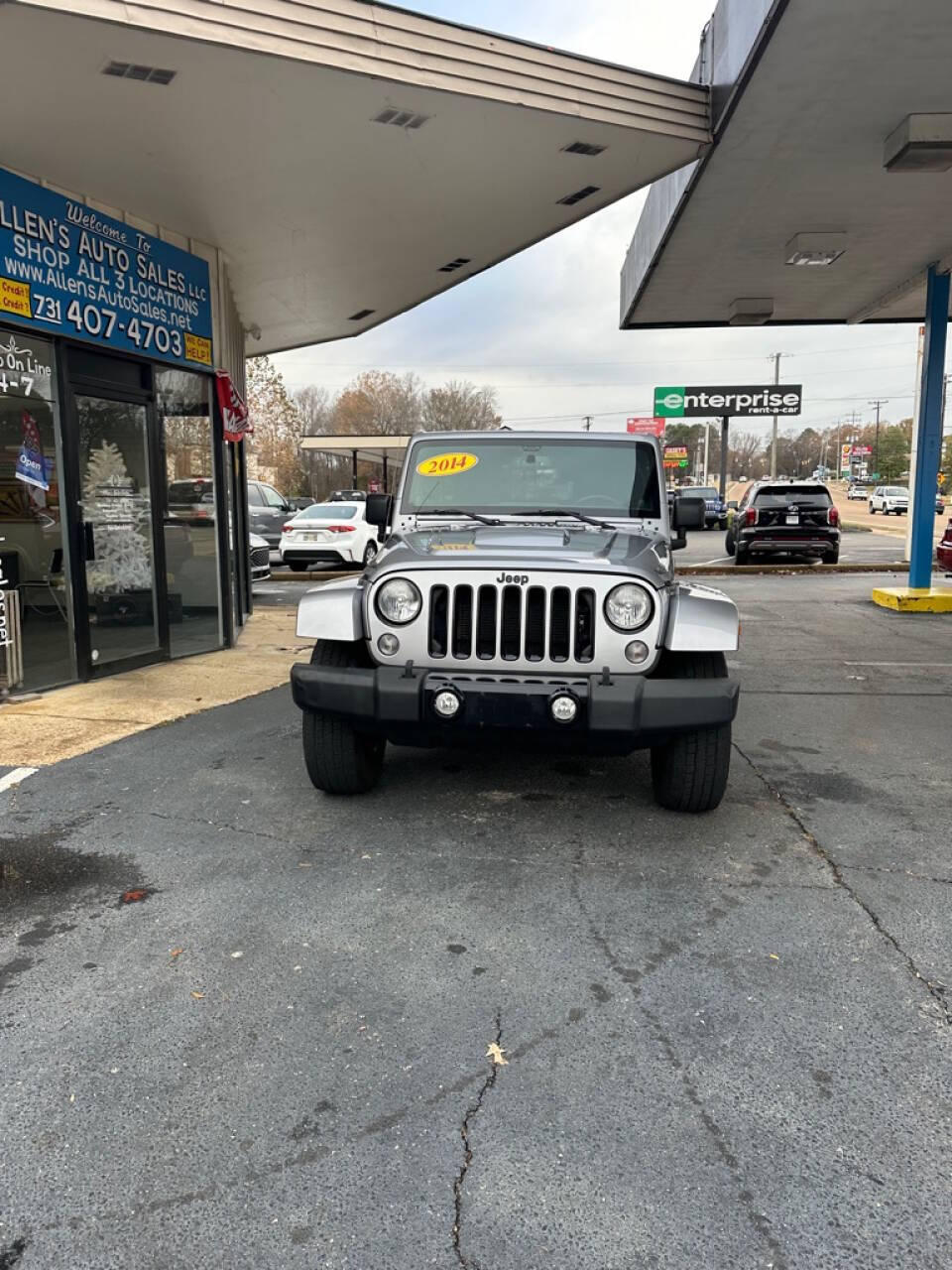 2014 Jeep Wrangler Unlimited for sale at Michael Johnson @ Allens Auto Sales Hopkinsville in Hopkinsville, KY