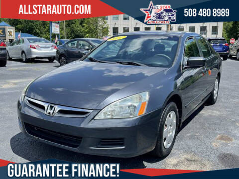 2007 Honda Accord for sale at All Star Auto  Cycle in Marlborough MA
