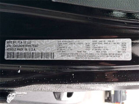 2021 Jeep Wrangler Unlimited