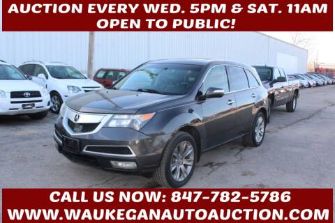 2011 Acura MDX for sale at Waukegan Auto Auction in Waukegan IL