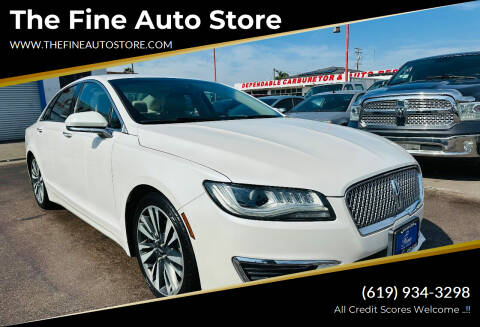 2017 Lincoln MKZ Hybrid for sale at The Fine Auto Store in Imperial Beach CA