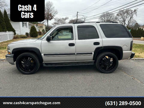 2004 Chevrolet Tahoe for sale at Cash 4 Cars in Patchogue NY