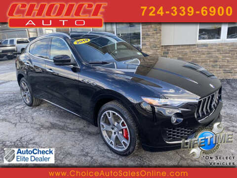 2019 Maserati Levante for sale at CHOICE AUTO SALES in Murrysville PA
