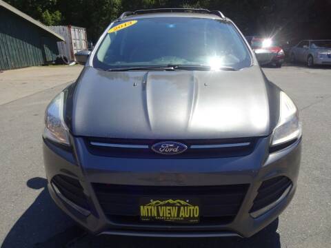 2013 Ford Escape for sale at MOUNTAIN VIEW AUTO in Lyndonville VT