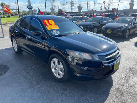 2010 Honda Accord Crosstour for sale at Texas 1 Auto Finance in Kemah TX