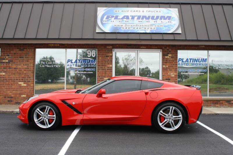 2016 Chevrolet Corvette for sale at Platinum Auto World in Fredericksburg VA