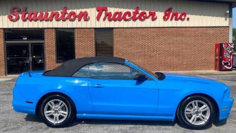 2014 Ford Mustang for sale at STAUNTON TRACTOR INC in Staunton VA