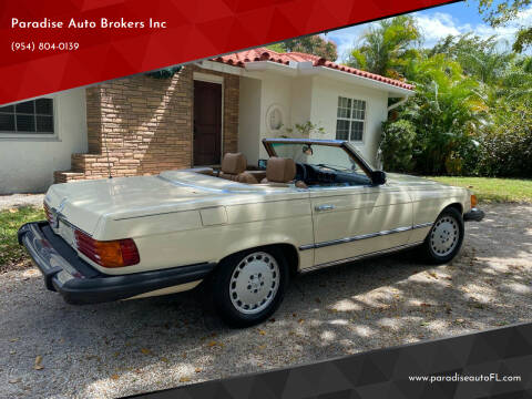 1983 Mercedes-Benz 380-Class for sale at Paradise Auto Brokers Inc in Pompano Beach FL