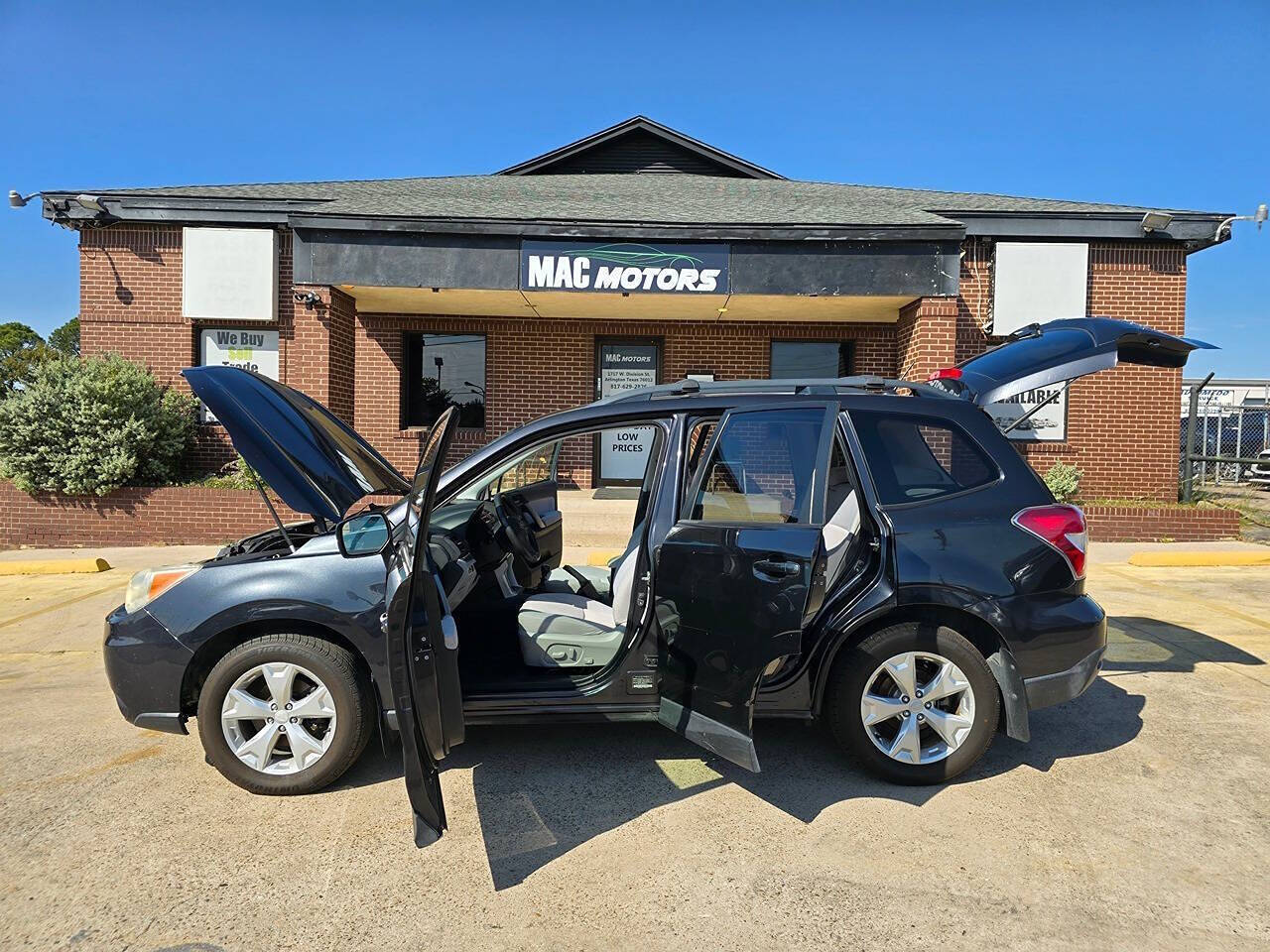 2014 Subaru Forester for sale at Mac Motors in Arlington, TX