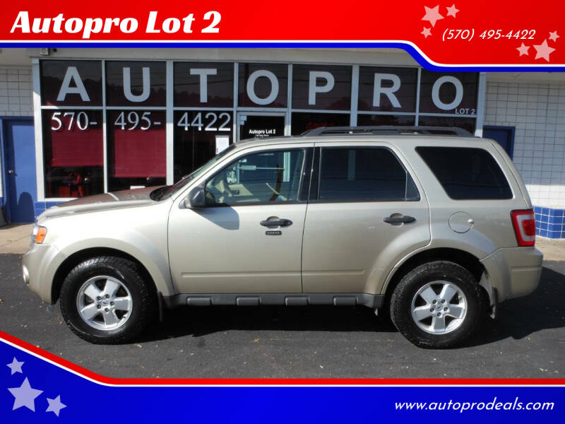 2011 Ford Escape for sale at Autopro Lot 2 in Sunbury PA