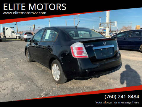 2011 Nissan Sentra for sale at ELITE MOTORS in Victorville CA