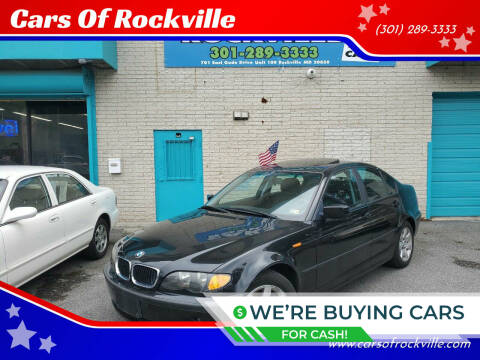 2002 BMW 3 Series for sale at Cars Of Rockville in Rockville MD