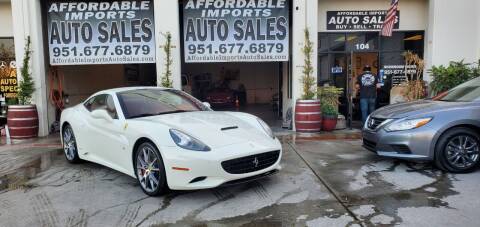 2013 Ferrari California for sale at Affordable Imports Auto Sales in Murrieta CA
