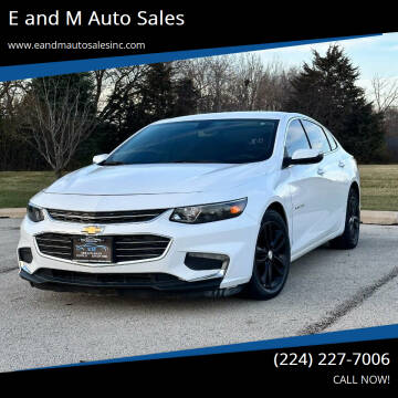 2016 Chevrolet Malibu for sale at E and M Auto Sales in Elgin IL