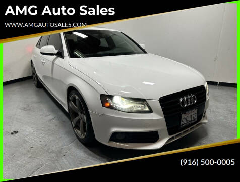 2011 Audi A4 for sale at AMG Auto Sales in Rancho Cordova CA