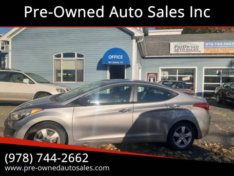 2011 Hyundai Elantra for sale at Pre-Owned Auto Sales Inc in Salem MA