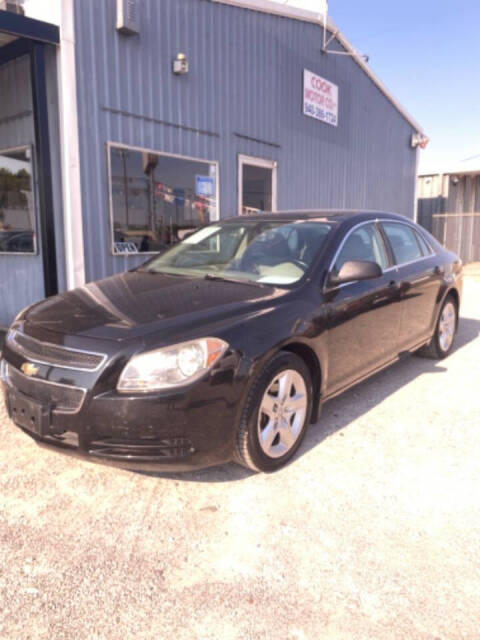 2012 Chevrolet Malibu for sale at COOK MOTOR CO LLC in Wichita Falls, TX