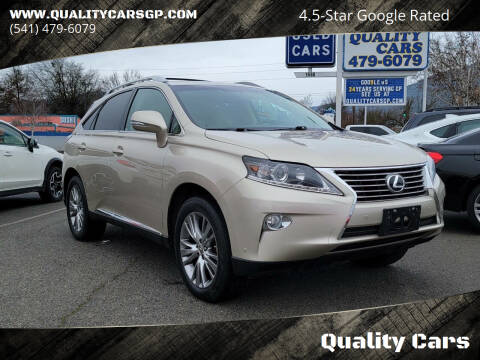 2014 Lexus RX 350 for sale at Quality Cars in Grants Pass OR