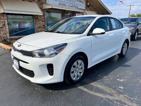 2019 Kia Rio for sale at Browning's Reliable Cars & Trucks in Wichita Falls TX