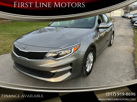 2016 Kia Optima for sale at First Line Motors in Brownsburg IN