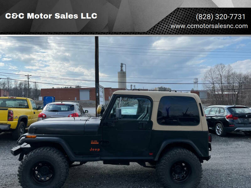 1995 Jeep Wrangler for sale at C&C Motor Sales LLC in Hudson NC