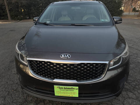 2017 Kia Sedona for sale at Euro Automotive LLC in Falls Church VA