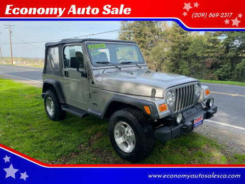 2002 Jeep Wrangler for sale at Economy Auto Sale in Modesto CA
