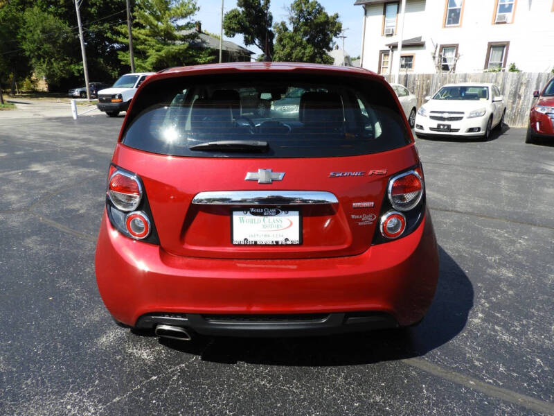 2014 Chevrolet Sonic RS Auto