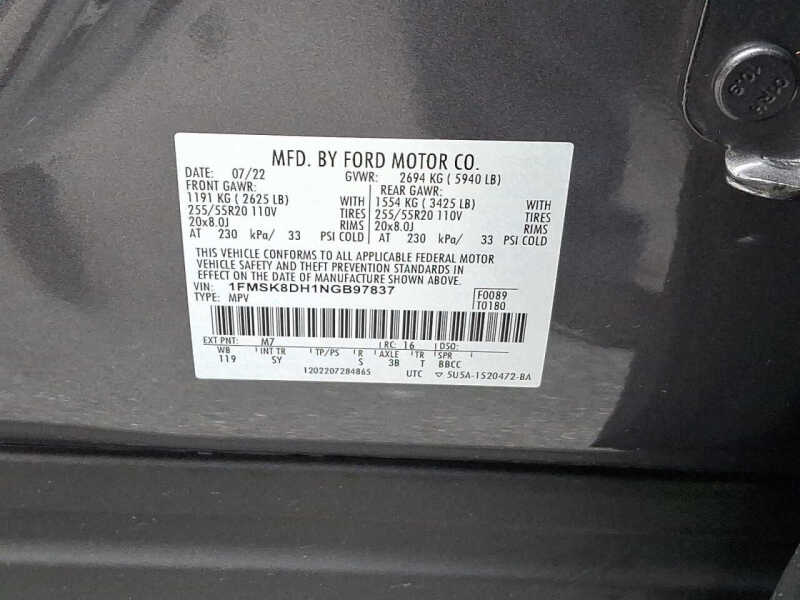 2022 Ford Explorer XLT