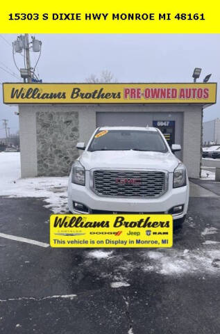 2018 GMC Yukon for sale at Williams Brothers Pre-Owned Monroe in Monroe MI