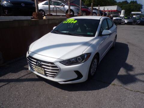 2017 Hyundai Elantra for sale at WORKMAN AUTO INC in Bellefonte PA
