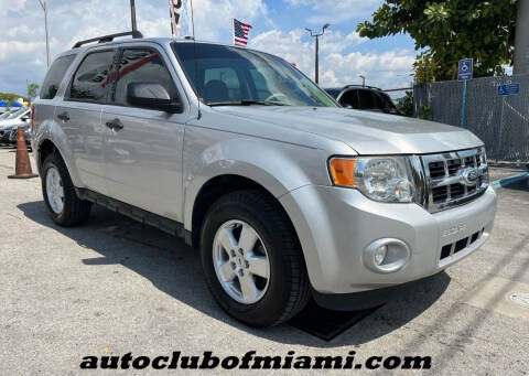 2011 Ford Escape for sale at AUTO CLUB OF MIAMI, INC in Miami FL