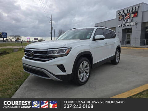 2021 Volkswagen Atlas for sale at Courtesy Value Highway 90 in Broussard LA