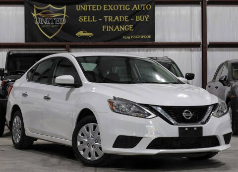 2016 Nissan Sentra for sale at United Exotic Auto in Houston TX