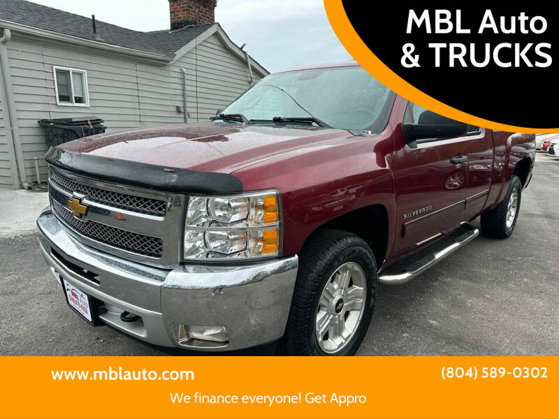 2013 Chevrolet Silverado 1500 for sale at MBL Auto & TRUCKS in Woodford VA