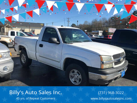 2004 Chevrolet Silverado 1500 for sale at Billy's Auto Sales in Lexington TN