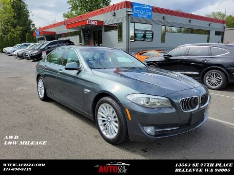 2012 BMW 5 Series for sale at Auto Car Zone LLC in Bellevue WA