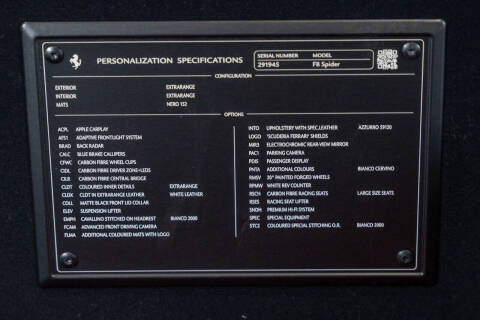 2023 Ferrari F8 Spider