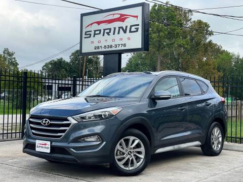 2017 Hyundai Tucson for sale at Spring Motors in Spring TX