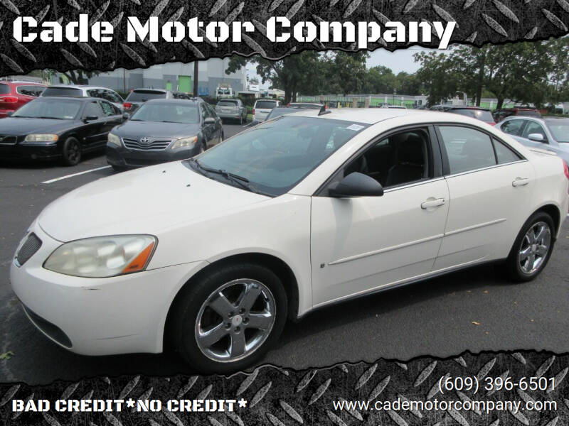 2008 Pontiac G6 for sale at Cade Motor Company in Lawrenceville NJ