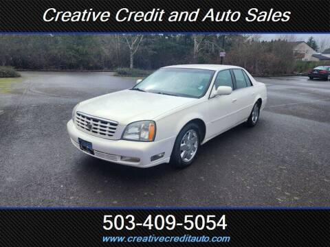 2004 Cadillac DeVille for sale at Creative Credit & Auto Sales in Salem OR