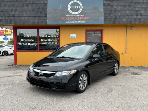 2010 Honda Civic for sale at Exclusive Motors in Omaha NE
