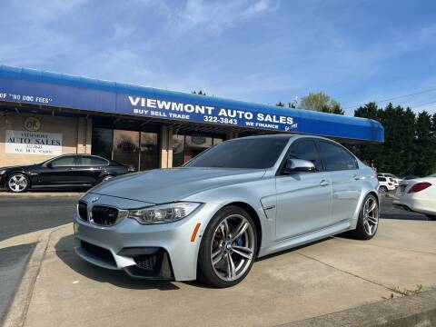 2015 BMW M3 for sale at Viewmont Auto Sales in Hickory NC