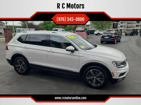 2018 Volkswagen Tiguan for sale at R C Motors in Lunenburg MA