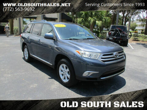 2013 Toyota Highlander for sale at OLD SOUTH SALES in Vero Beach FL