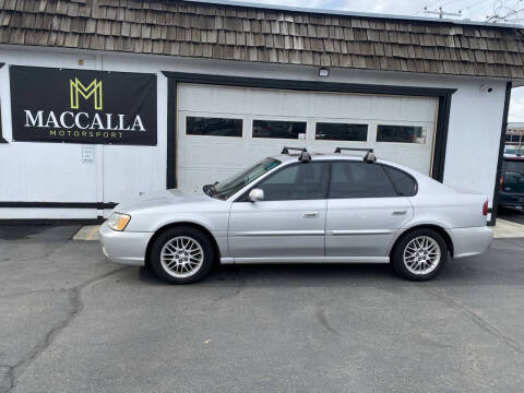 2003 Subaru Legacy for sale at MACCALLA MOTORSPORT in Yakima WA
