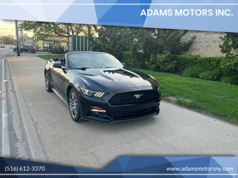 2016 Ford Mustang for sale at Adams Motors INC. in Inwood NY