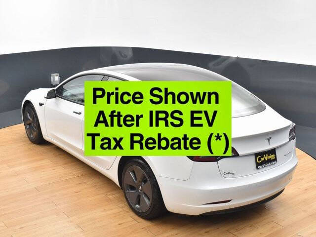 Used 2021 Tesla Model 3 Base with VIN 5YJ3E1EB0MF869753 for sale in Conshohocken, PA