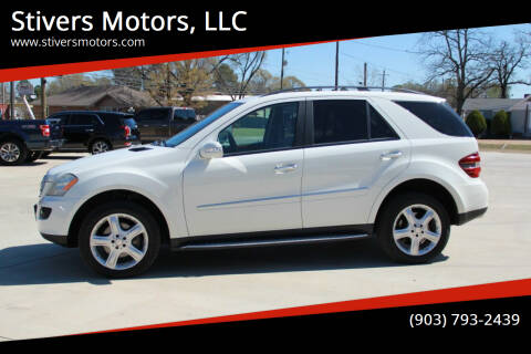2008 Mercedes-Benz M-Class for sale at Stivers Motors, LLC in Nash TX